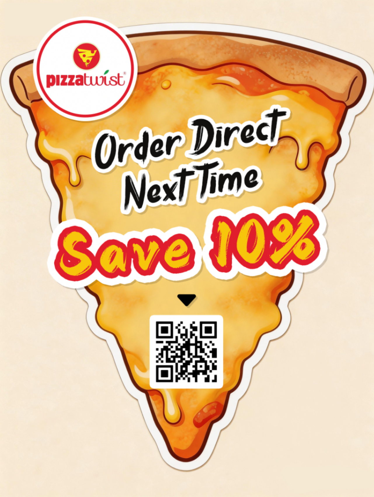 Playful sticker design